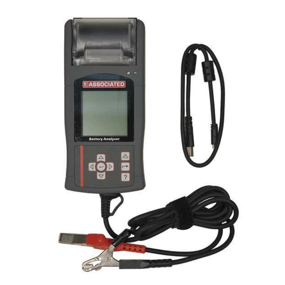 Associated Equipment 12-1015 Hand-Held Tester with Thermal Printer and USB Port
