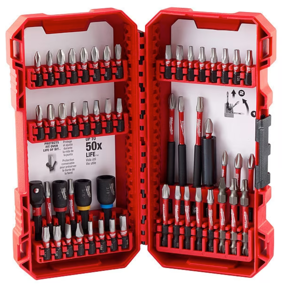Milwaukee 48 32 4010 SHOCKWAVE Impact Duty 54PC Driver Bit Set