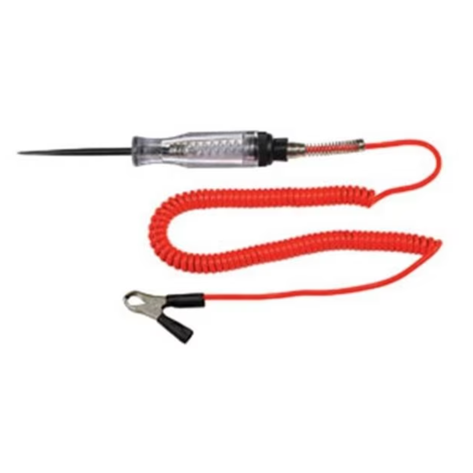 S & G Tool Aid 27300 Heavy Duty Circuit Tester with 12' Retractable Wire & Battery Clip