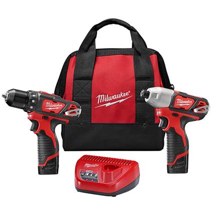 Milwaukee 2494-22 M12™ Cordless 2-Tool Combo Kit