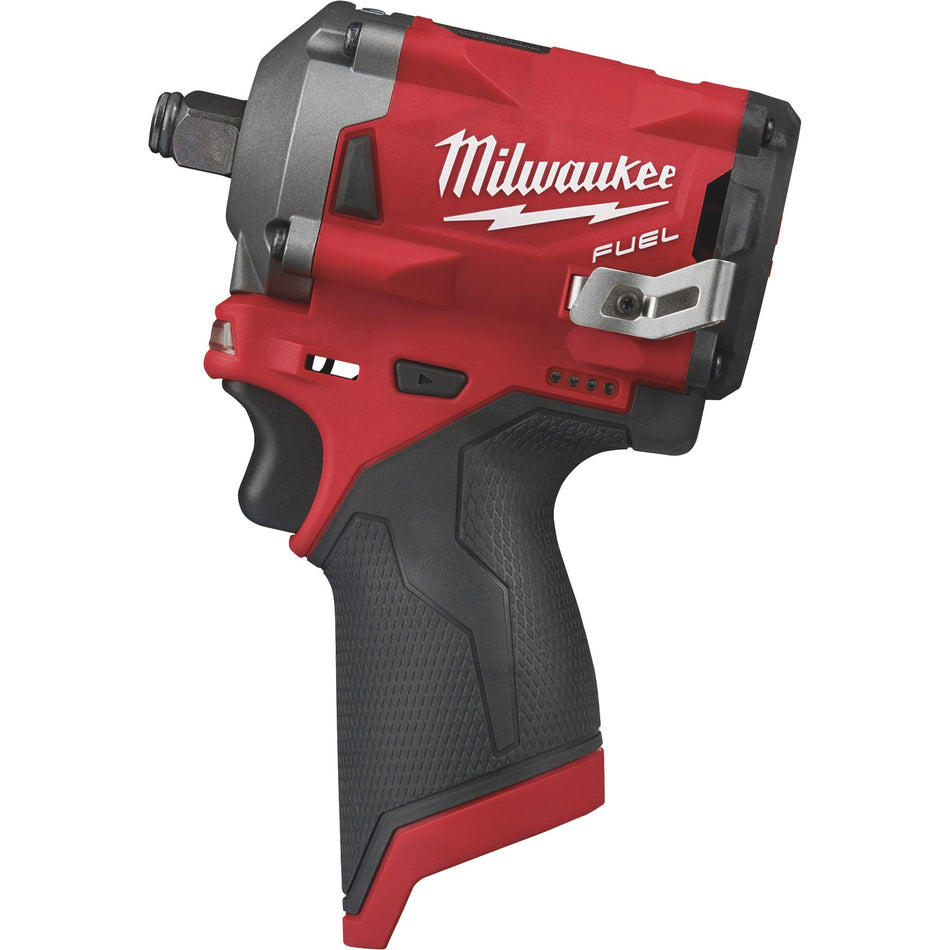 Milwaukee 2555-20 M12 FUEL™ Stubby Impact Wrench 1/2" (Tool Only)