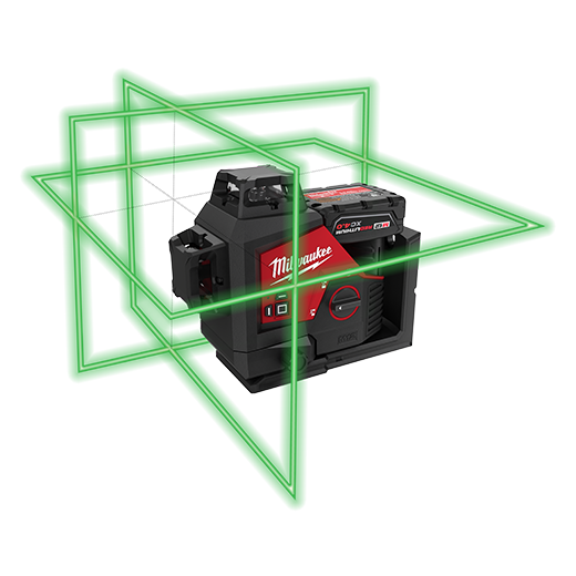 Milwaukee 3632-21 M12™ Green 360˚ 3 Plane Laser Kit – Clark's Tool