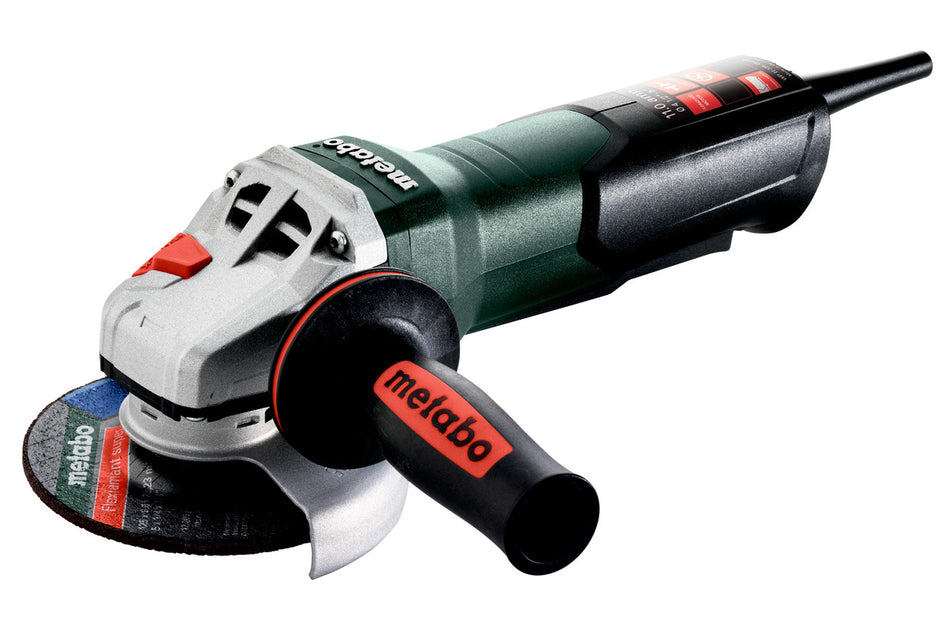 Metabo WP11-125QUICK , 4.5/5" Angle Grinder with Non-locking Paddle Switch