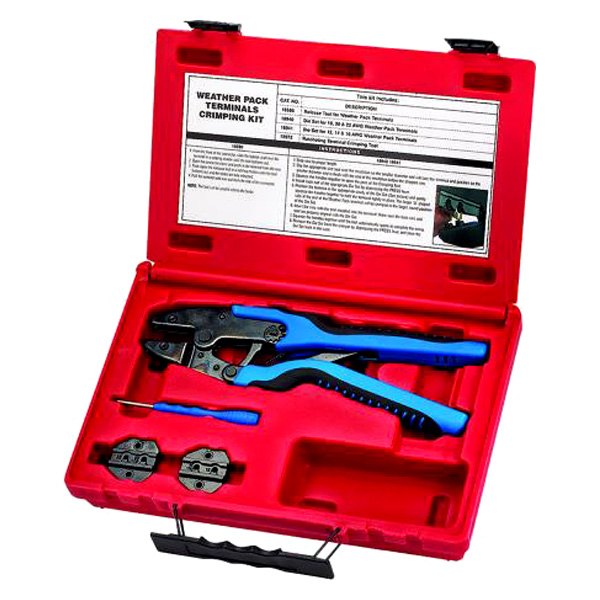 S & G Tool Aid 18850 Weather Pack Terminals Crimping Kit