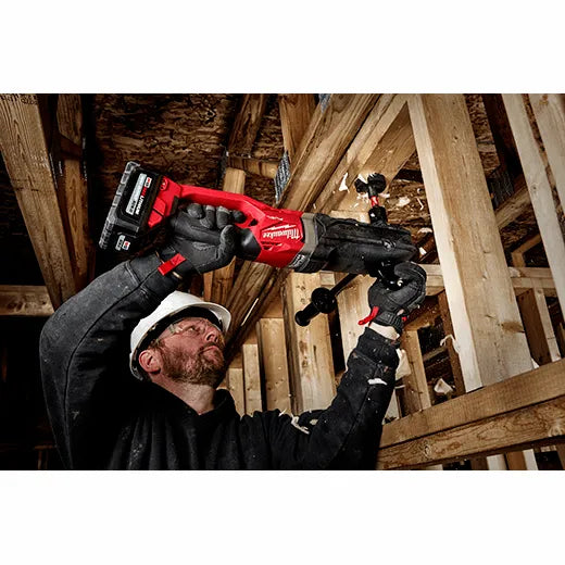 Milwaukee M18 FUEL 18V Lith-Ion Brushless Cordless GEN 2 Super Hawg 7 16 In Right Angle Drill W Forge 8 0ah Battery Charger 2811 20 48 59 1881