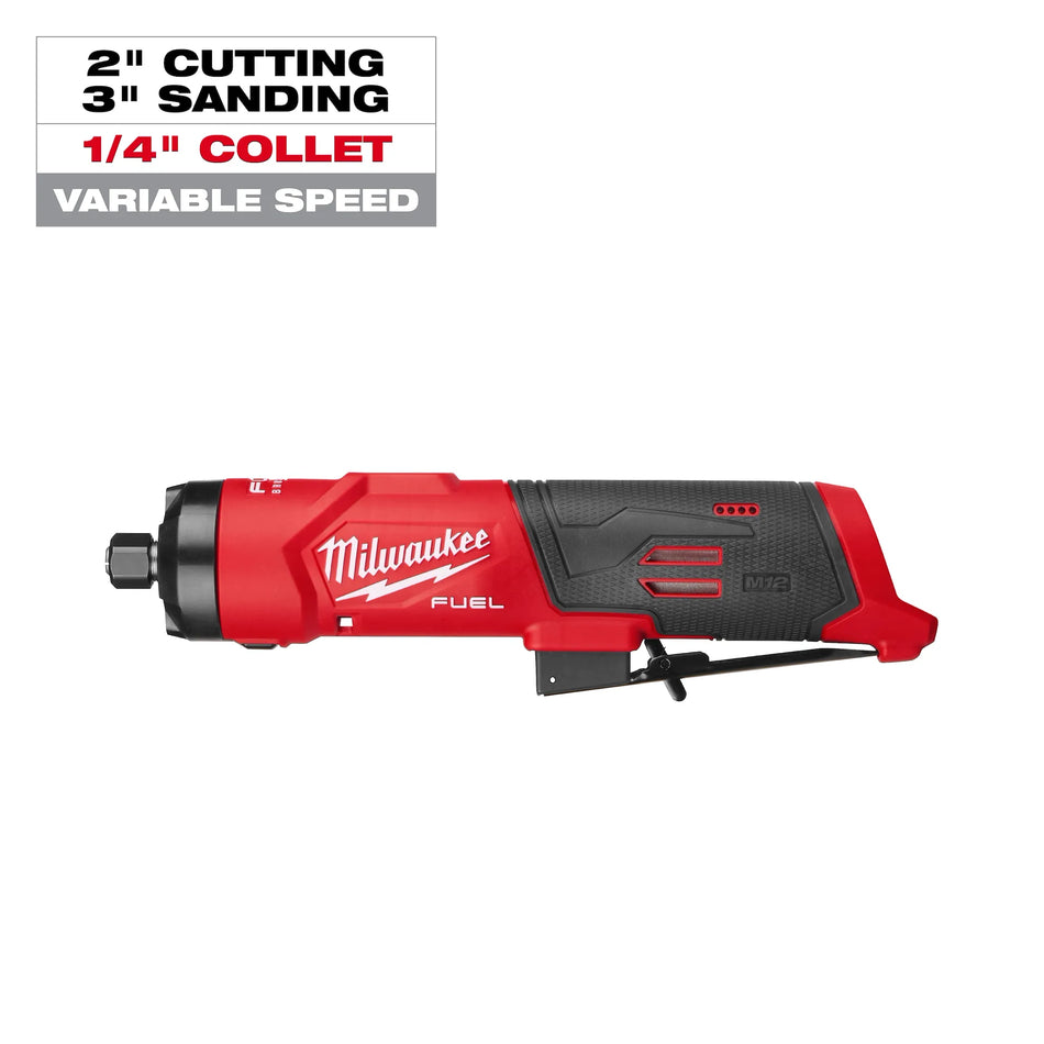 Milwaukee 3486-20 M12 FUEL™ 1/4" Straight Die Grinder (Tool Only)