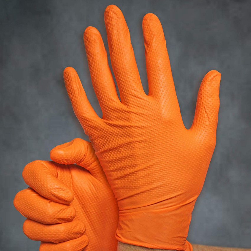 Adenna Nitrile Powder Free Gloves Orange - Box of 100