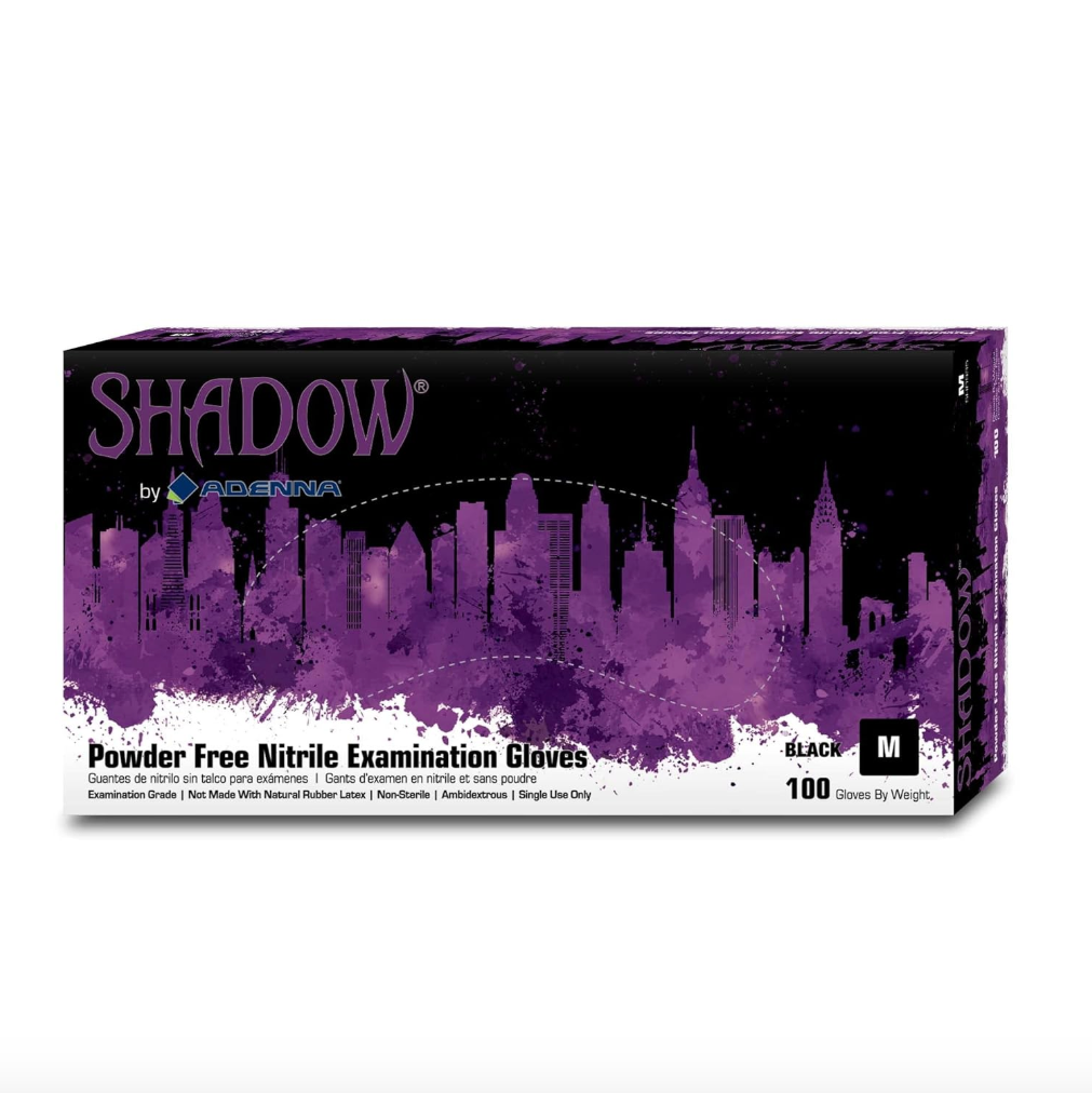 Adenna Shadow Nitrile Powder Free Exam Gloves -  Box of 100 (XL and 2XL - Box of 90)