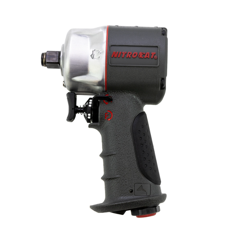 AirCat 1056-XL 1/2" Nitrocat Composite Compact Impact Wrench, 550 ft-lb Maximum Torque