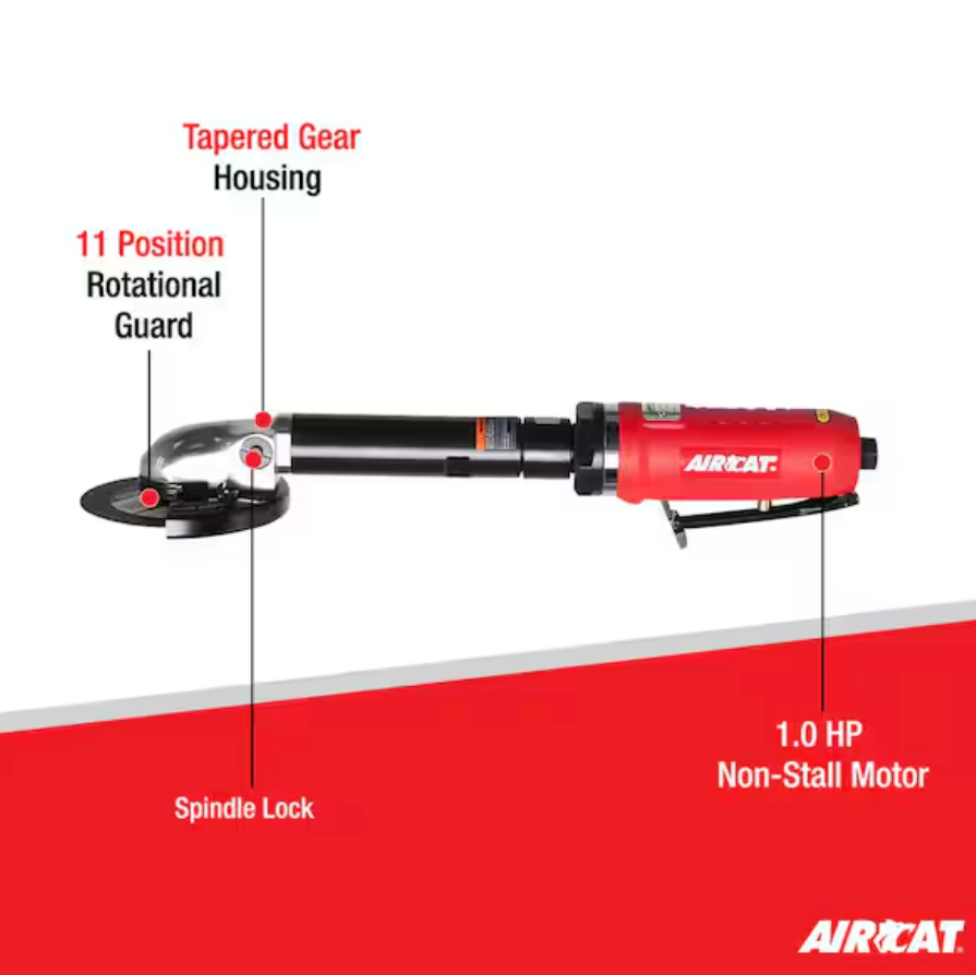 AirCat 6275-A 1.0 Hp 4" Inside Cut-Off Tool With Spindle Lock