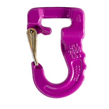 All Material Handling CJ026 Synthetic Alloy Sling Hook, WLL 2600 Purpl ...