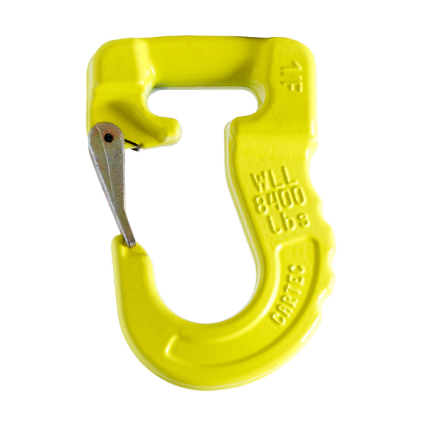 All Material Handling CJ03T3 Synthetic Alloy Sling Hook, WLL 8400 lb, Yellow