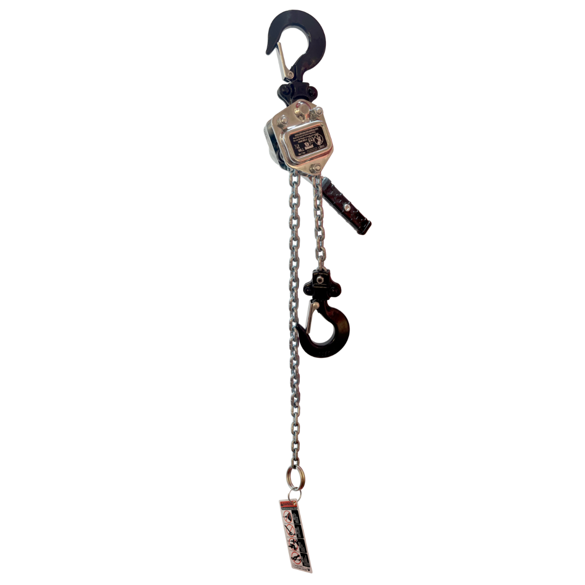 All Material Handling LZ003-10 Mini Lever Chain Hoist, 1/4 Ton, 10' Li ...