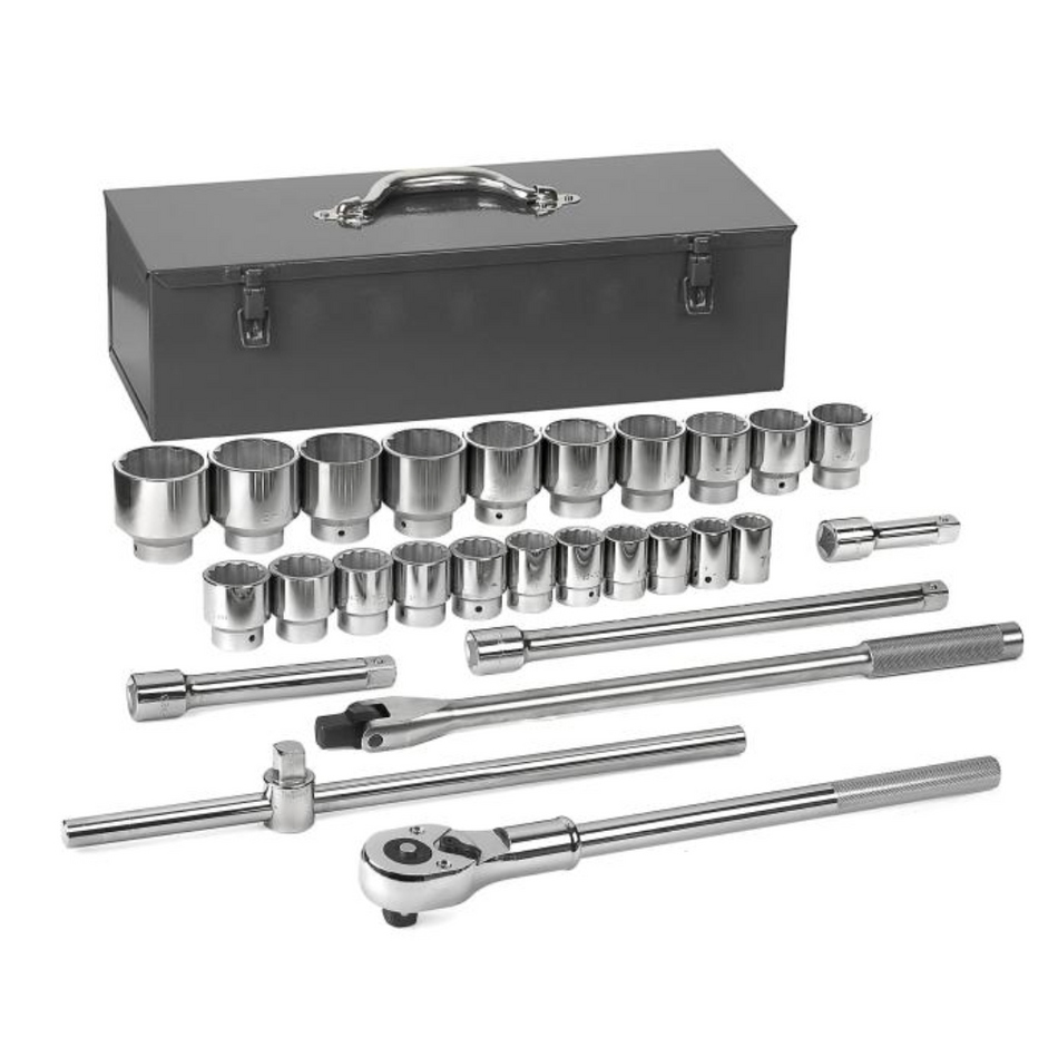 GearWrench 80880 - 27 Piece 3/4" Drive 12 Point Standard SAE Mechanics Tool Set