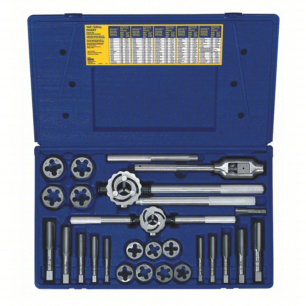 メッシです。 Irwin 97311 Metric Tap & Hex Die Set - 25pc M14 to M24 – Clark's