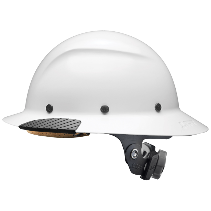 LIFT Safety HDF-15WG DAX Full Brim Hard Hat - Ratchet Suspension - White