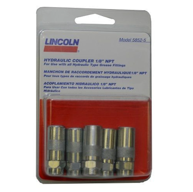 Lincoln 5852-5 Grease Coupler, Pack of 5
