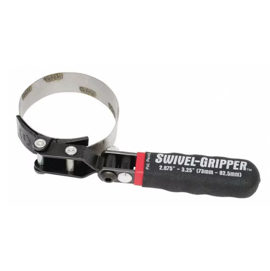 Lisle 57020 Swivel Gripper - No Slip Filter Wrench - Small