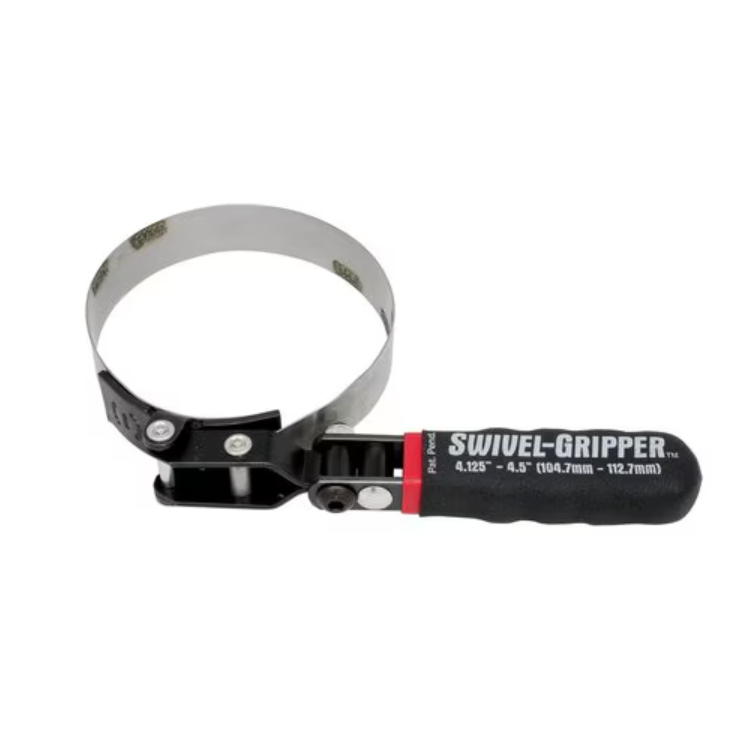 Lisle 57040 Swivel Gripper - No Slip Filter Wrench - Large