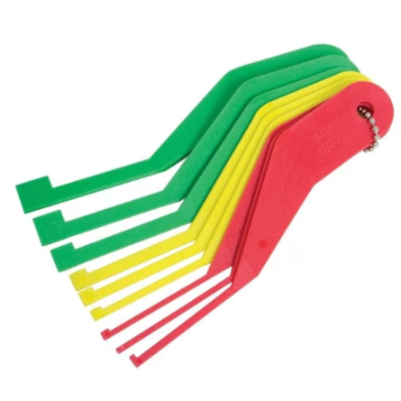 Lisle 81850 Combination Brake Lining Thickness Gauge Set