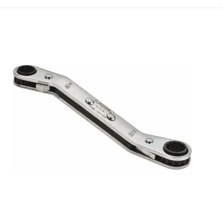 Lang ROW-1011DH 5/16" x 11/32" 12 pt. Offset Ratchet Box Wrench