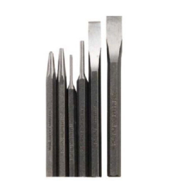 Mayhew 61005 Punch and Chisel Kit, 6pc