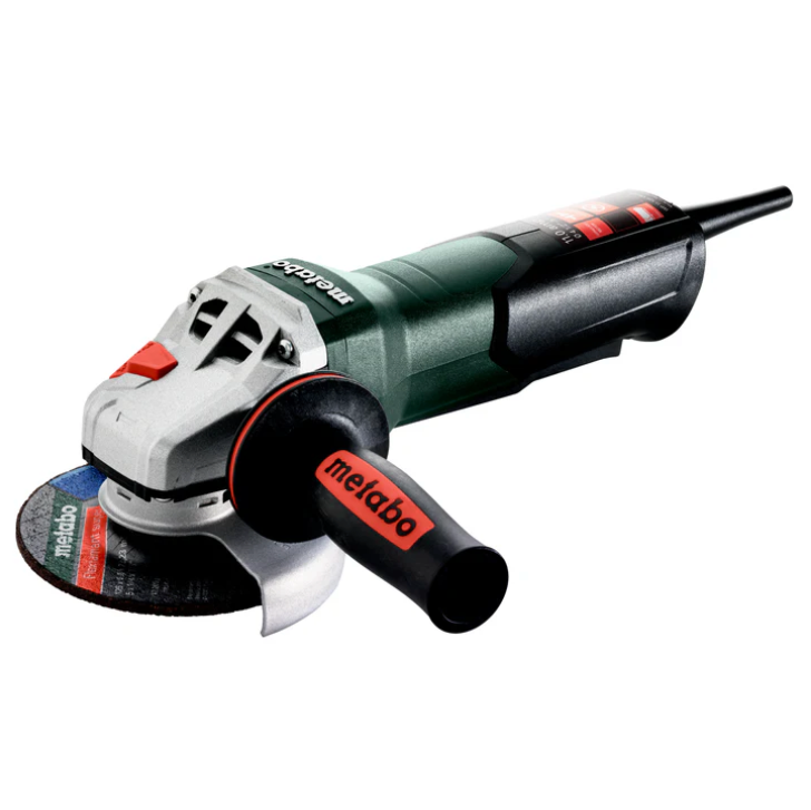Metabo WP11-125QUICK , 4.5/5" Angle Grinder with Non-locking Paddle Switch