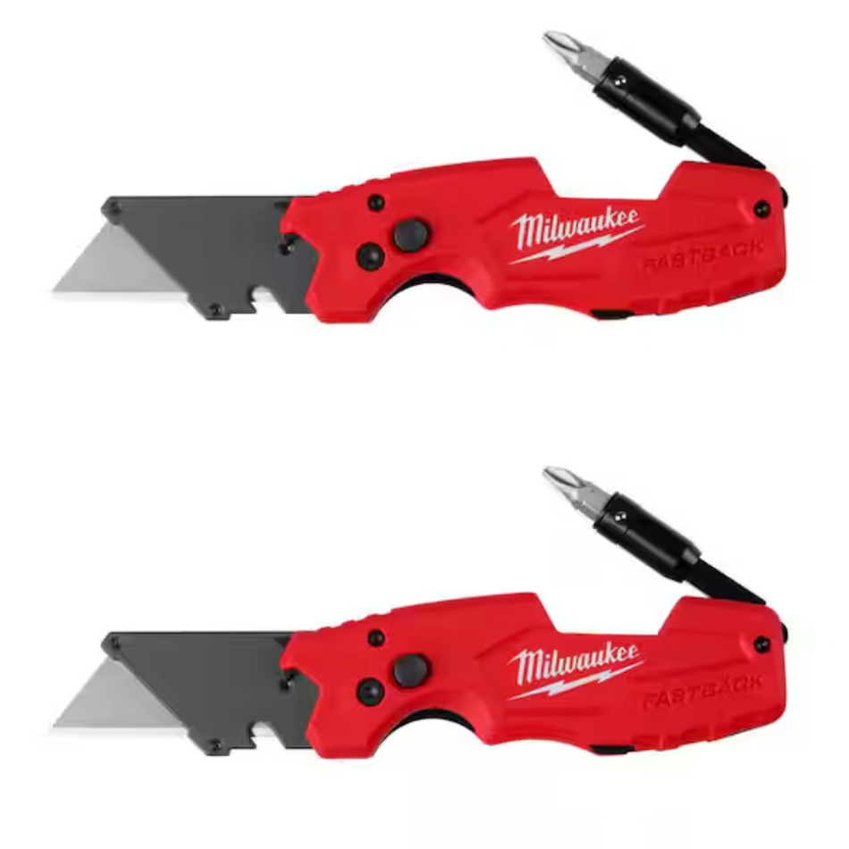 Milwaukee 48-22-1505D - 2pk FASTBACK™ 6-in-1 Folding Utility Knife