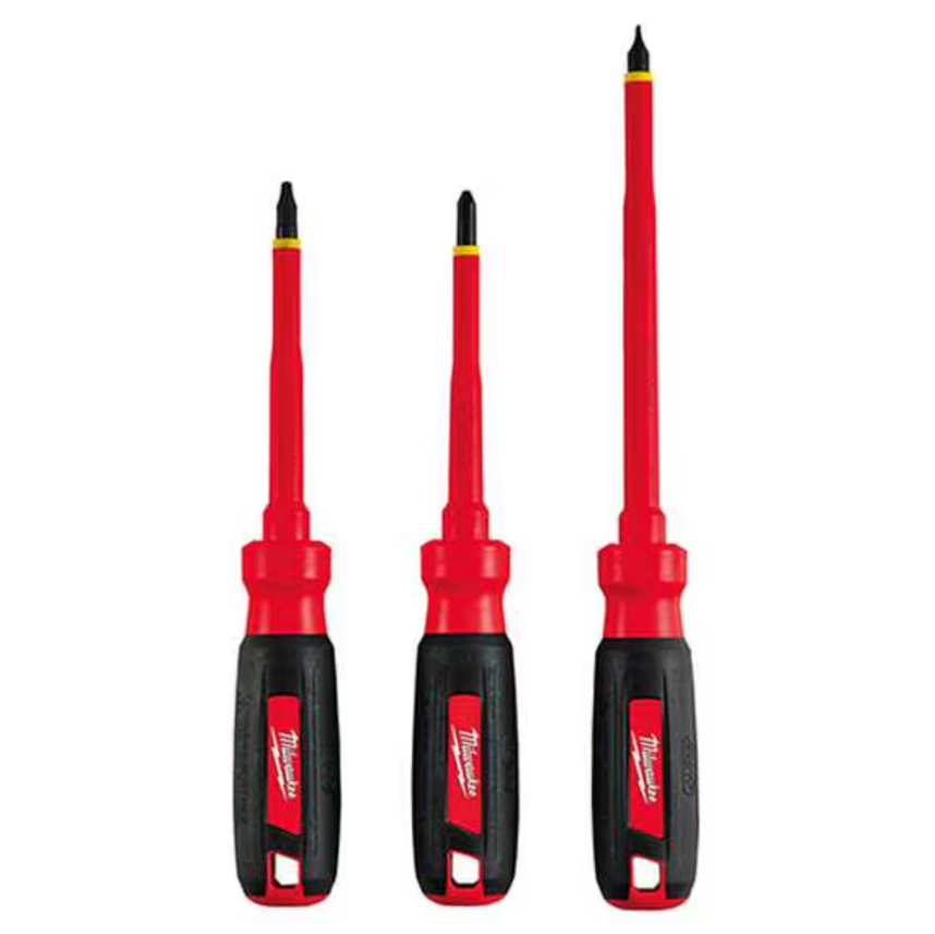 Milwaukee 48-22-2202 - 3PC 1000V Insulated Screwdriver Set