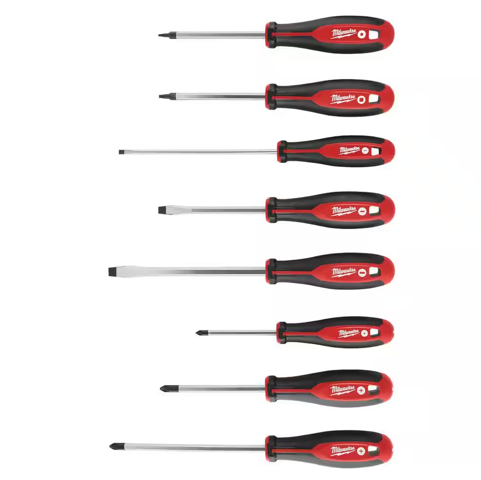 Milwaukee 48-22-2718 - 10 Piece Screwdriver Set w/ Square