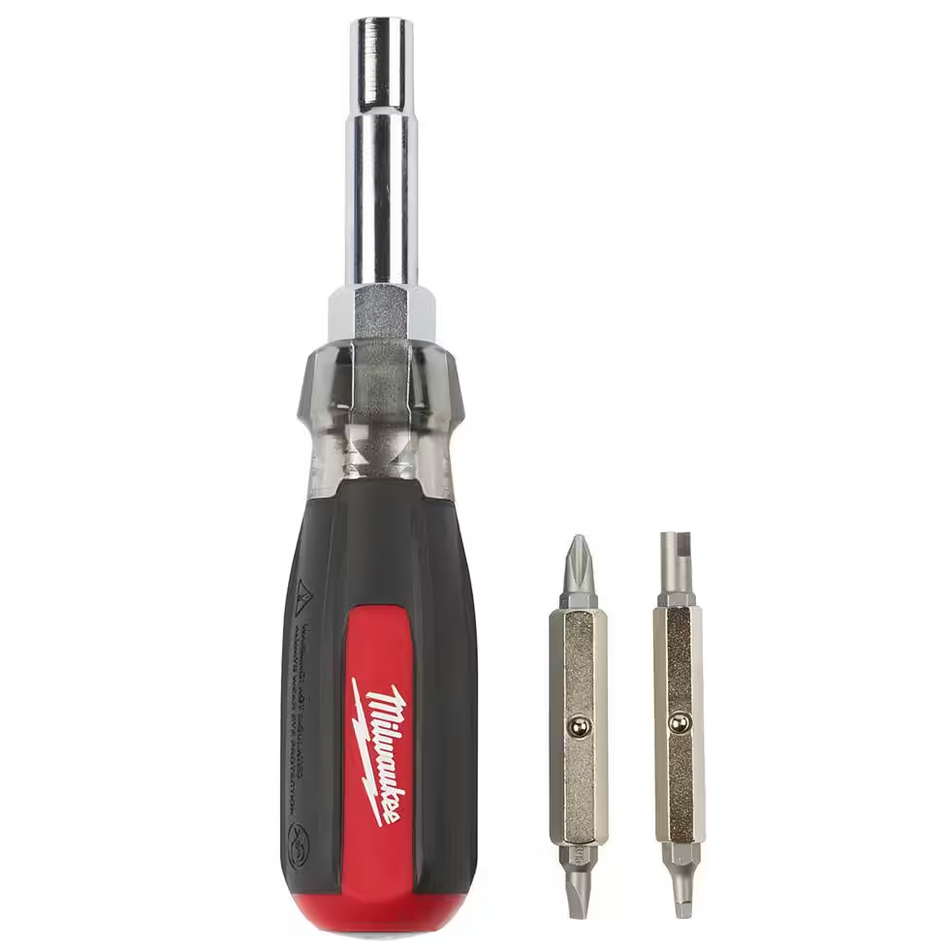 Milwaukee 48-22-2881 - 13-in-1 Multi-Tip Cushion Grip Screwdriver With Schrader Bit