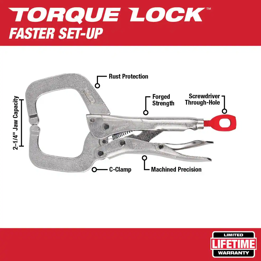 Milwaukee 48-22-3690 TORQUE LOCK™ LOCKING PLIERS KIT - 10pc