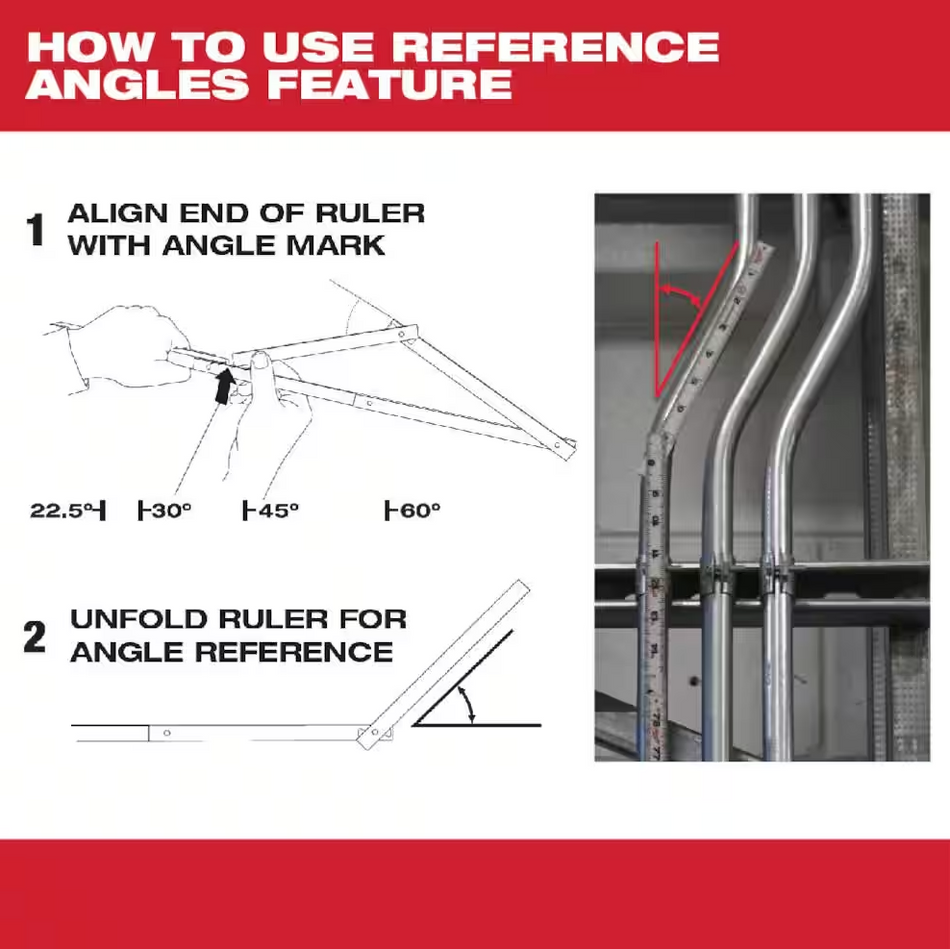 Milwaukee 48-22-3802 Composite Engineer's Folding Ruler