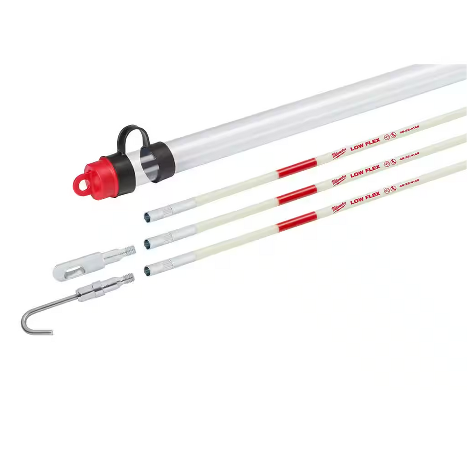 Milwaukee 48-22-4152 - 15' Mid Flex Fish Stick Kit w/ Accessories