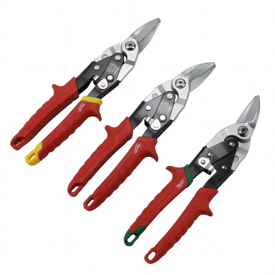 Milwaukee 48-22-4533 Aviation Snip Set, 3pc