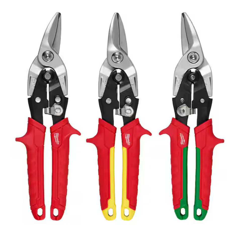 Milwaukee 48-22-4563 Aviation Snip Set, 3pc