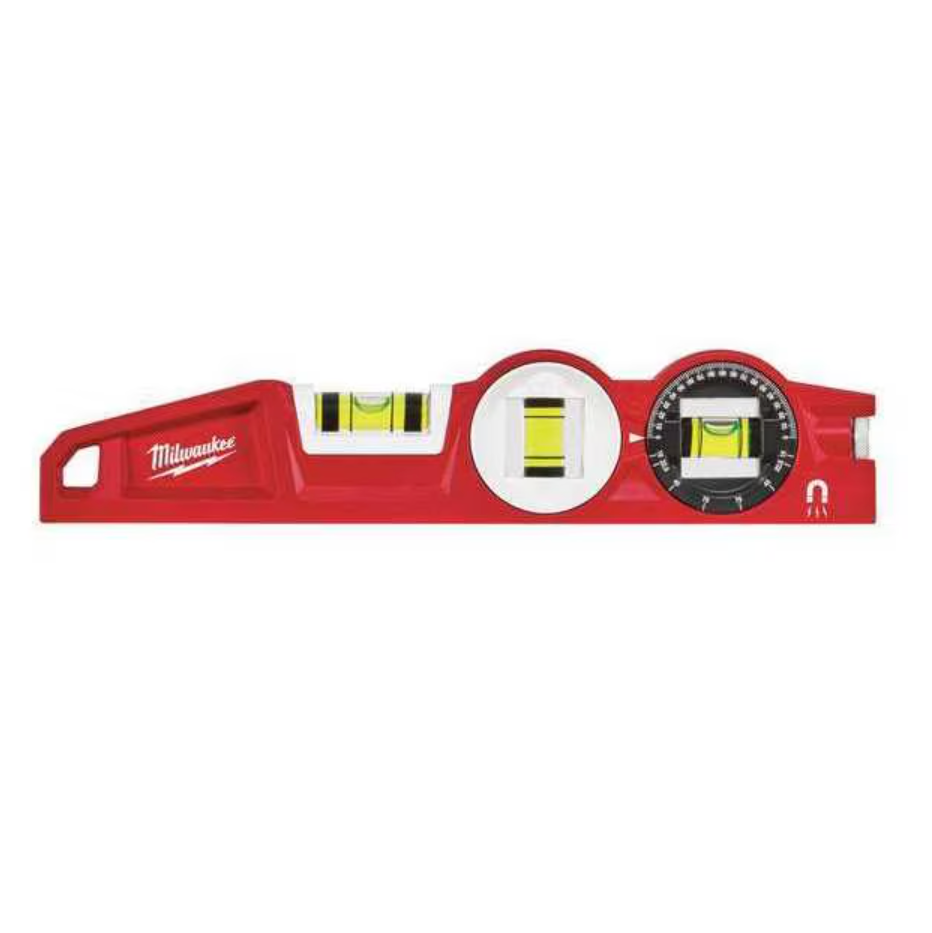 Milwaukee® 48-22-5210 - 10" Die Cast Torpedo Level with 360 Degree Locking Vial