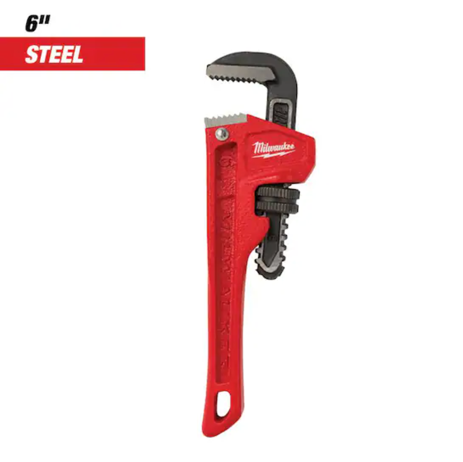 Milwaukee 48-22-7106 Steel Pipe Wrench - 6"
