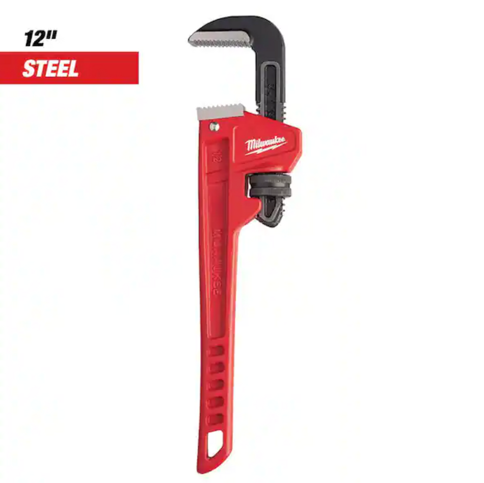 Milwaukee 48-22-7112 Steel Pipe Wrench - 12"