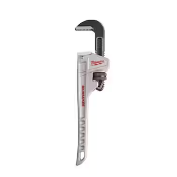Milwaukee 48-22-7210 Aluminum Pipe Wrench 10" with 1-1/2" Jaw Capacity