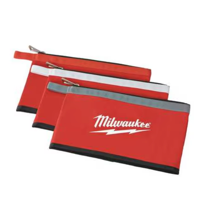 Milwaukee 48-22-8193 - 3 Pack Zipper Pouches