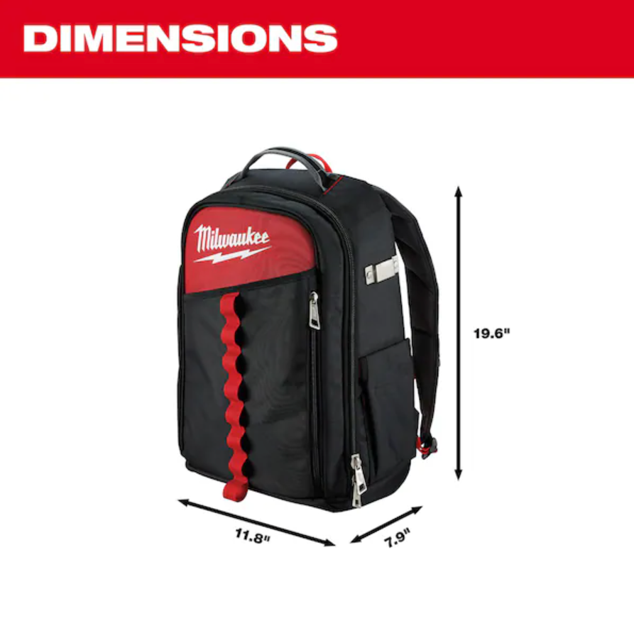 Milwaukee 48-22-8202 Low Profile Backpack – Clark's Tool & Equipment