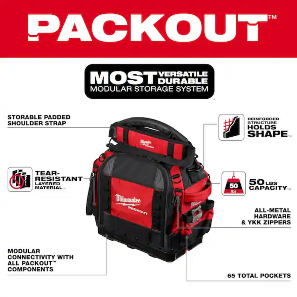 Milwaukee 48-22-8316 - PACKOUT™ 15" Structured Tool Bag