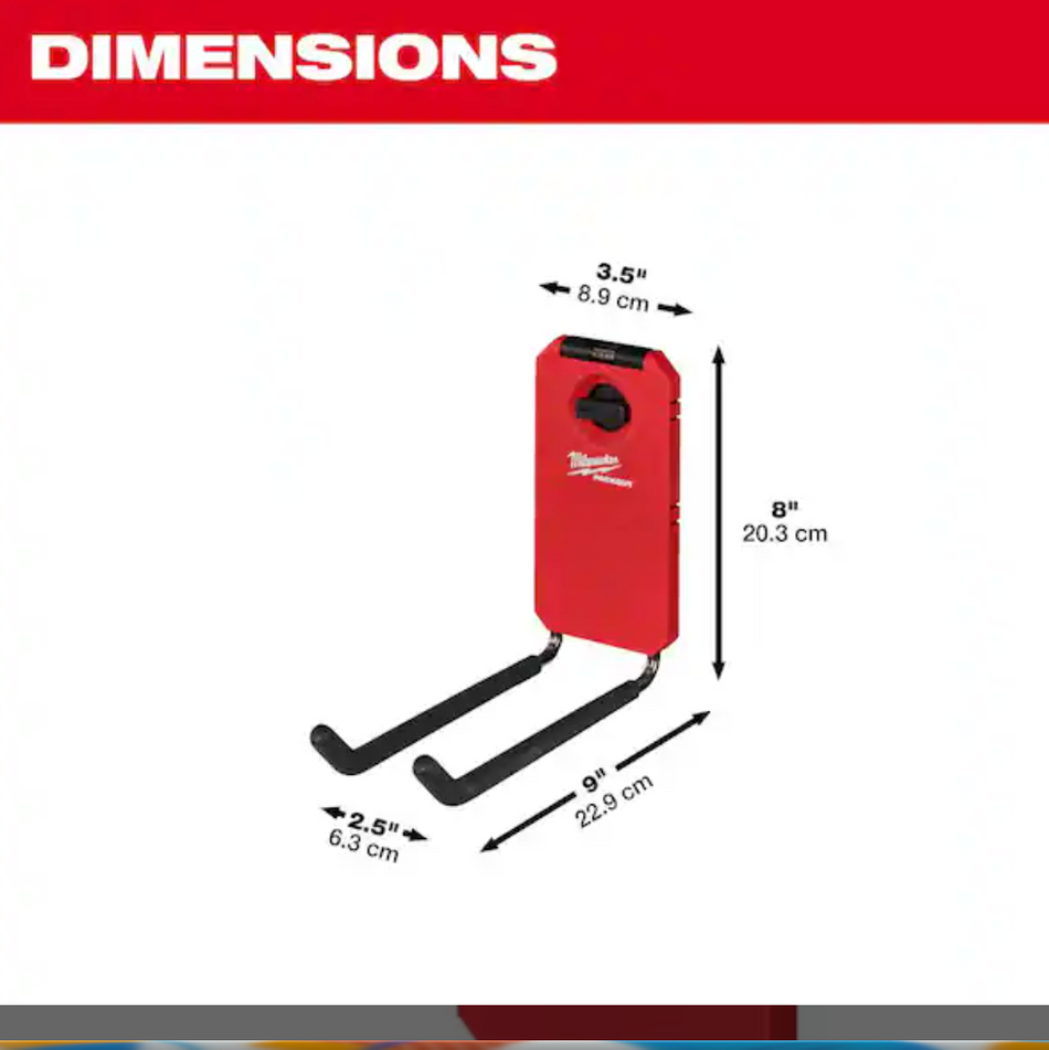 Milwaukee 48-22-8330 PACKOUT™ 9" Straight Hook