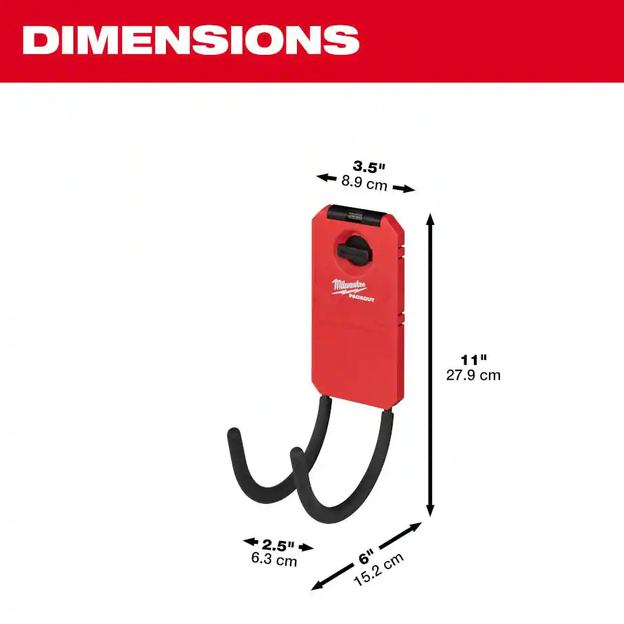 Milwaukee 48-22-8331 PACKOUT™ 6" Curved Hook