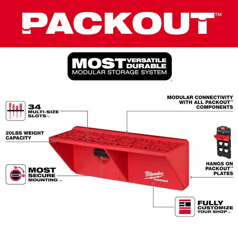 Milwaukee 48-22-8341 PACKOUT™ Screwdriver Rack
