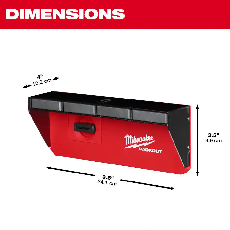 Milwaukee 48-22-8346 PACKOUT™ Magnetic Rool Rack