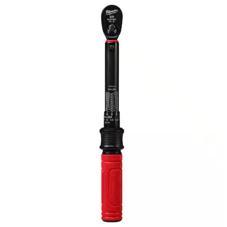 Milwaukee 48-22-9201 - 3/8” Drive Click Torque Wrench (50-250 in·lbf)