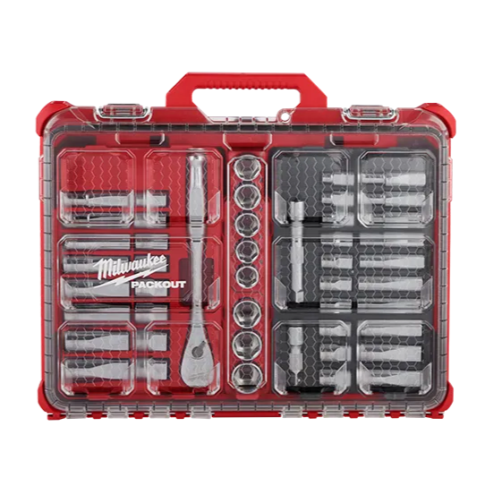 Milwaukee 48-22-9487 - 47pc 1/2" Drive Ratchet & Socket Set