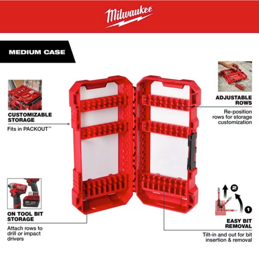 Milwaukee 48-32-4010 SHOCKWAVE Impact Duty™ 54PC Driver Bit Set